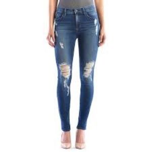 Rock & Republic Super Distressed Skinny Jeans